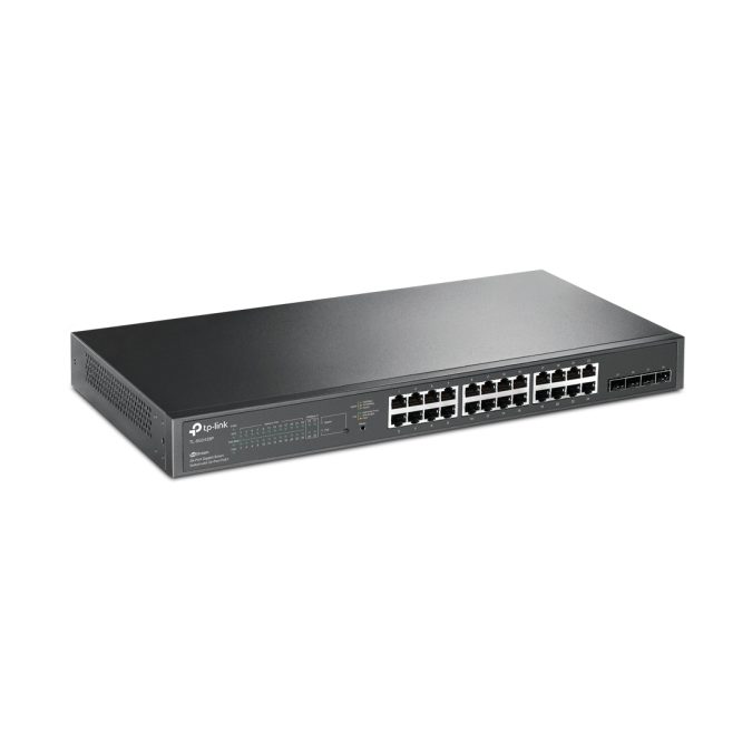 Коммутатор, TP-Link, SG2428P, JetStream гигабитный Smart коммутатор на 24 порта PoE+ и 4 SFPслота, Управляемый, РоЕ 250W