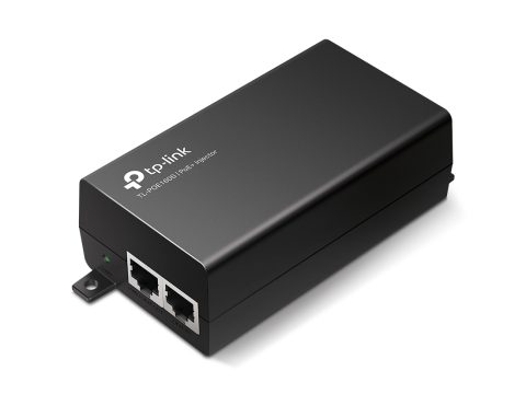 PoE-инжектор, TP-Link, POE160S, 2 порта 10/100/1000 Мбит/с, 802.3af/at, мощность до 30 Вт