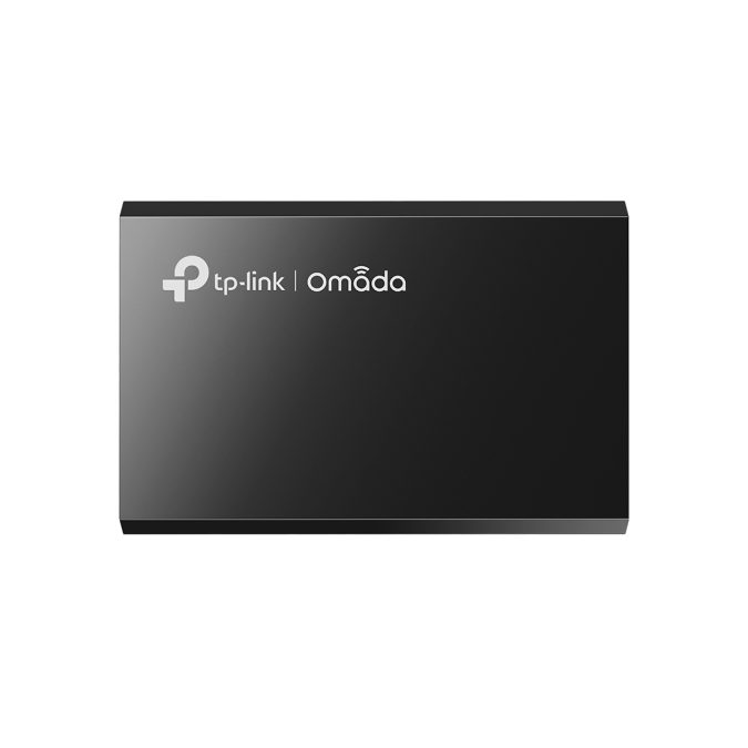 PoE-инжектор, TP-Link, POE150S, 10/100/1000 Мбит/с, 2 порта 10/100/1000 Мбит/с (разъём RJ45),15.4W,802.3af, Автосогласование/Авто-MDI/MDIX,1 разъём питания 48 В постоянного тока