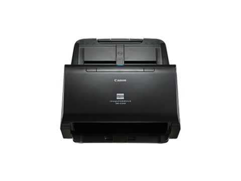 Протяжный сканер, Canon, imageFORMULA DR-C240, 0651C003, 600 x 600 DPI, USB2.0, 60 листов, 45 стр/мин, 40-209 г/кв.м, длина 3000 мм, Вес:2,8 кг, до 6 000 сканирований в день