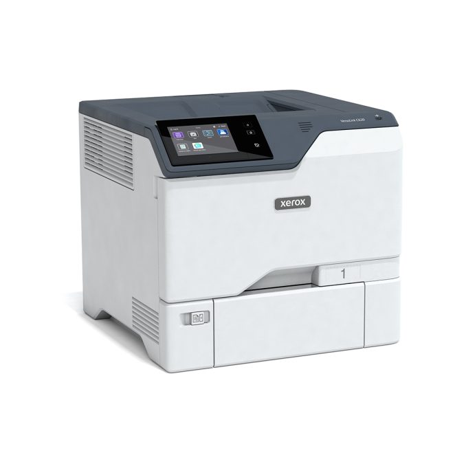 Цветной принтер, Xerox, VersaLink C620DN, C620V_DN, Лазерный , А4, 50 стр./мин., Подача 650 листов, Сенсорный дисплей 5", 1.2 ГГц CPU, 2 ГБ RAM, 32 ГБ eMMC, USB 2.0, Ethernet 10/100/1000, NFC