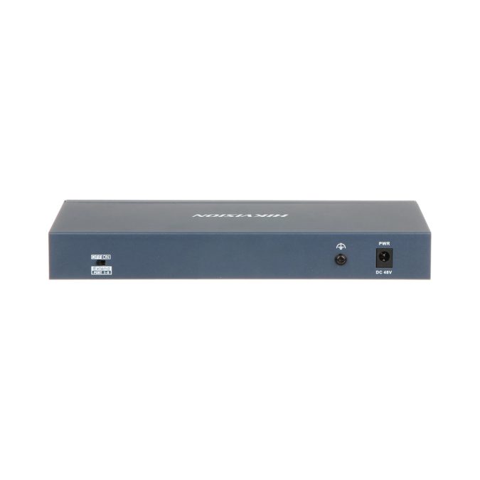 Коммутатор, Hikvision, DS-3E0310P-E/M, Неуправляемый, 8 x 10/100 Mbps, РоЕ 802.3af/at 60W, 2 x Gigabit RJ45, Настольный, Long Range Ports 1 to 8: up to 300 m.