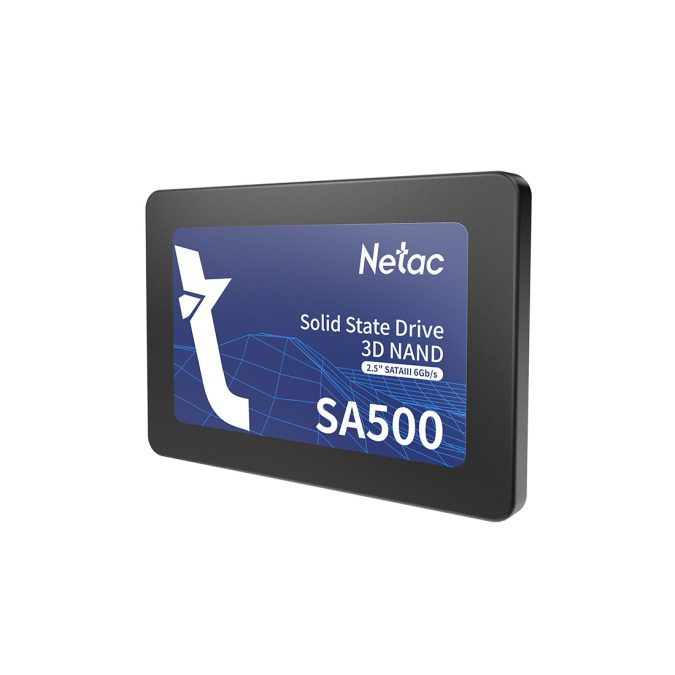 Твердотельный накопитель SSD, Netac, NT01SA500-480-S3X, 480GB, SATA, 520/450Мб/с