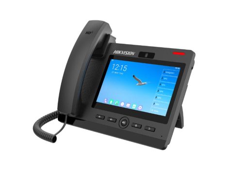 IP-видеотелефон, Hikvision, DS-KP9301-HE1, 20 SIP-линий, точка доступа SIP, встроенная камера с разрешением 1080P, два порта Gigabit Ethernet, стандартный блок питания PoE