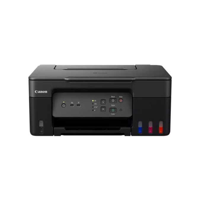 Цветное МФУ, Canon, Pixma G3430, 5989C009AA, Струйное, A4, 11 изобр./мин. (A4), Чернила GI-41, СНПЧ, Подача 100 листов, Планшетный сканер, 1,5 мс/линия, USB 2.0, Wi-Fi