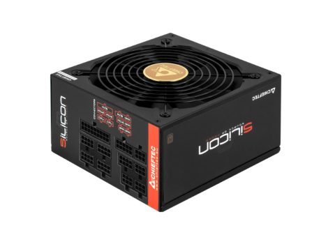 Блок питания, Chieftec, Silicon SLC-850C, 850W, ATX, APFC, Bronze, Modular, 20+4pin, 4+4pin, 9*Sata, 3*Molex, 6*PCI-E 6+2-pin, Вентилятор 14см, Черный