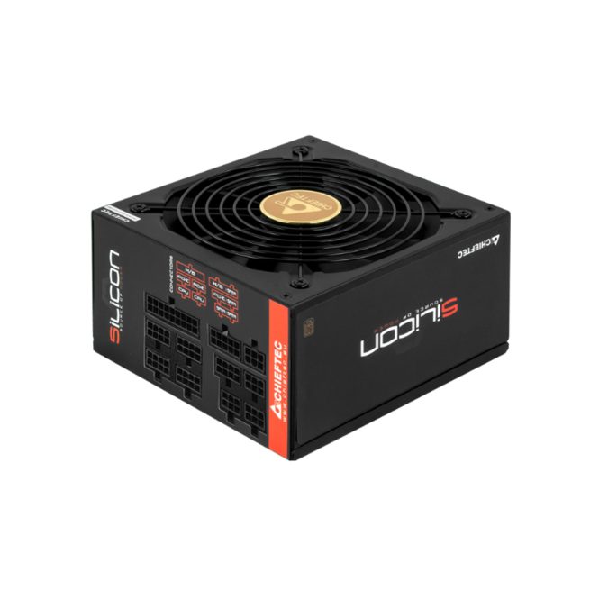 Блок питания, Chieftec, Silicon SLC-850C, 850W, ATX, APFC, Bronze, Modular, 20+4pin, 4+4pin, 9*Sata, 3*Molex, 6*PCI-E 6+2-pin, Вентилятор 14см, Черный