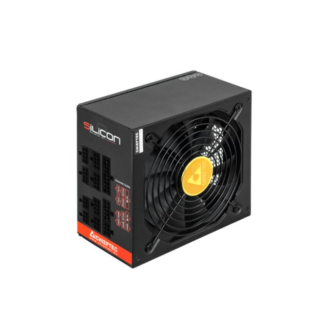 Блок питания, Chieftec, Silicon SLC-850C, 850W, ATX, APFC, Bronze, Modular, 20+4pin, 4+4pin, 9*Sata, 3*Molex, 6*PCI-E 6+2-pin, Вентилятор 14см, Черный