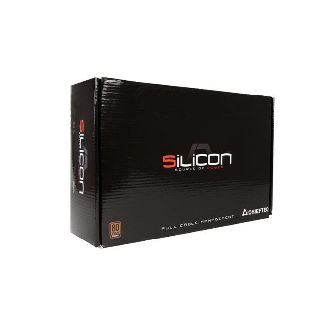 Блок питания, Chieftec, Silicon SLC-850C, 850W, ATX, APFC, Bronze, Modular, 20+4pin, 4+4pin, 9*Sata, 3*Molex, 6*PCI-E 6+2-pin, Вентилятор 14см, Черный