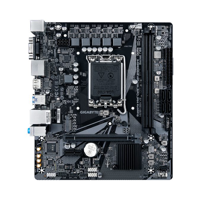 Материнская плата, Gigabyte, H610M S2H V2 (4719331859817), LGA1700, iH610, 2xDDR5 4400/4800/5200/5600, 4xSATA3, 1xM.2 (PCI-E 3.0x4/x2), 1xD-Sub, 1xHDMI, 2xDP, 1xPCI-Ex16, 1xPCI-Ex1, mATX