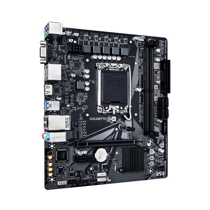 Материнская плата, Gigabyte, H610M S2H V2 (4719331859817), LGA1700, iH610, 2xDDR5 4400/4800/5200/5600, 4xSATA3, 1xM.2 (PCI-E 3.0x4/x2), 1xD-Sub, 1xHDMI, 2xDP, 1xPCI-Ex16, 1xPCI-Ex1, mATX