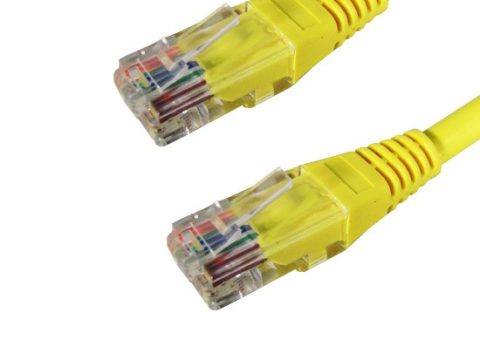 Патч Корд, SHIP, S3025YL0100-P, Cat.5e, UTP,LSZH, RJ-45, 1 м, Жёлтый, Пол. пакет