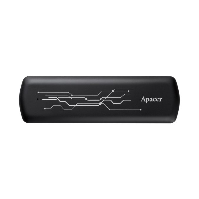 Внешний SSD диск, Apacer, AS722, AP1TBAS722B-1, 1TB, Type-C, Черный
