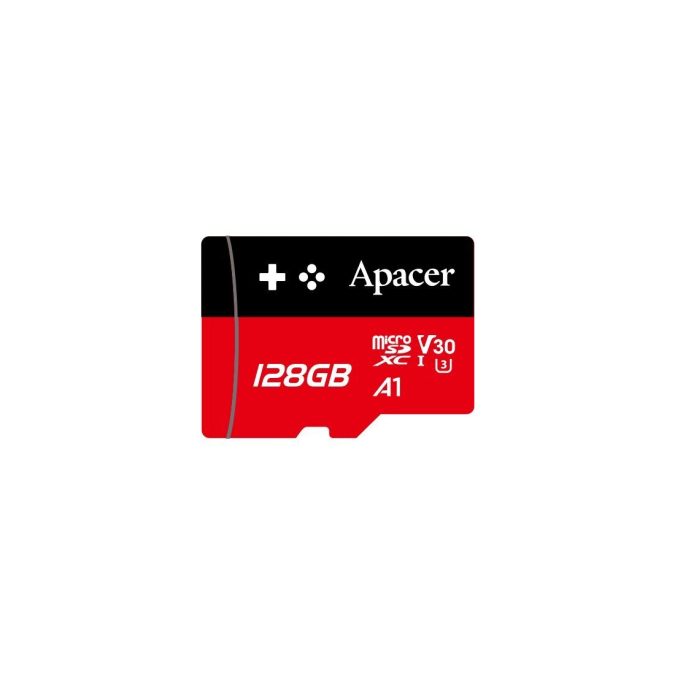 Карта памяти, Apacer, AP128GMCSX10U7-RAGC, MicroSDXC 128GB