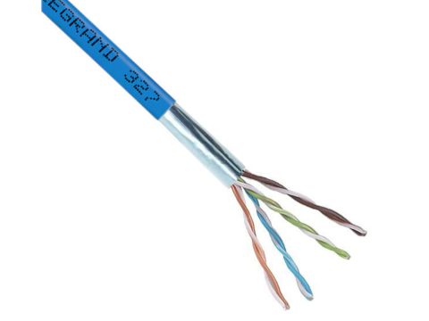 Кабель сетевой, Legrand, 032758, Cat.6, F/UTP, 4x2x1/0.56мм, PVC, 500 м/б (Экранированный)
