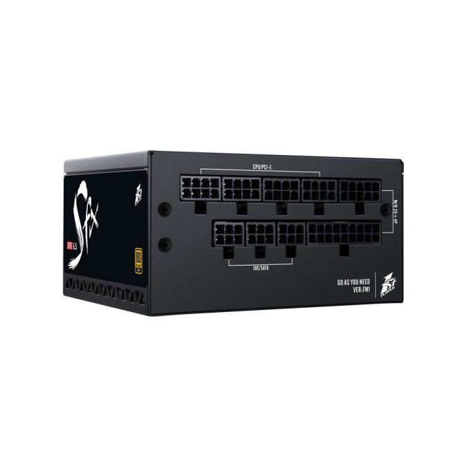 Блок питания, 1STPLAYER, SFX, SFX-PLT-850-BK-EU, 850W, SFX, APFC, GOLD, 20+4pin, 4+4pin, 8*Sata, 4*Molex, 2*PCI-E 6+2pin, 1*(16pin)12VHPWR, Modular, Вентилятор 8см, 100х125х63.5мм, Черный