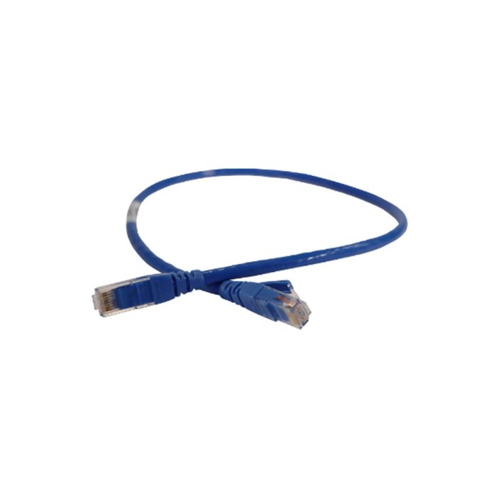 Патч Корд, Legrand, 051818, Cat. 6, UTP, PVC, RJ-45, 0,5 м, синий, Пол. пакет