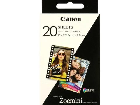Фотобумага, Canon, ZINK PAPER ZP-2030 20 SHEETS EXP HB, для Canon Zoemini S2 / Zoemini 2, 3214C002AA