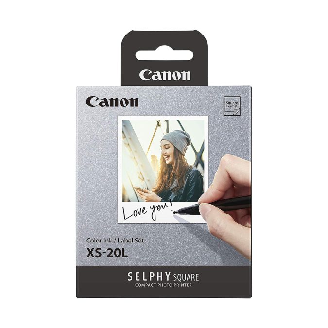 Картридж сублимационный, Canon, PRINT MEDIA COLOR INK/LABEL SET XS-20L, для Canon SELPHY SQUARE QX10, 4119C002AA