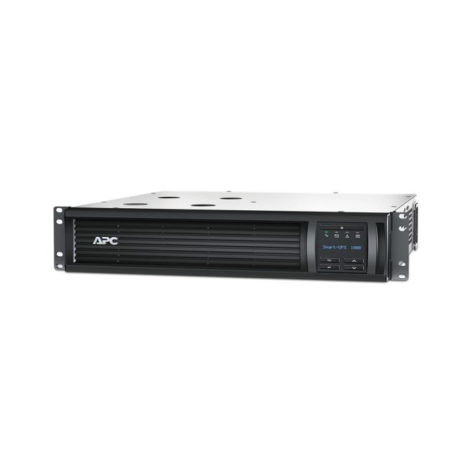 Источник бесперебойного питания, APC, Smart-UPS SMT1000RMI2UC, линейно-интерактивный, Мощность 1000ВА/700Вт, Стоечный 2U, 230В, Вых: 4 x IEC C13, APCRBC157, SmartConnect Port+SmartSlot, AVR, LCD, Чёрный