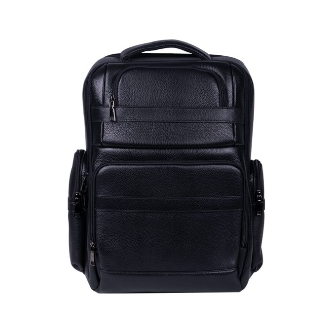 Кожаный рюкзак, Deluxe, Urban A-1120, 30,11 литров, чёрный