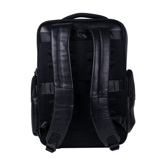 Кожаный рюкзак, Deluxe, Urban A-1120, 30,11 литров, чёрный
