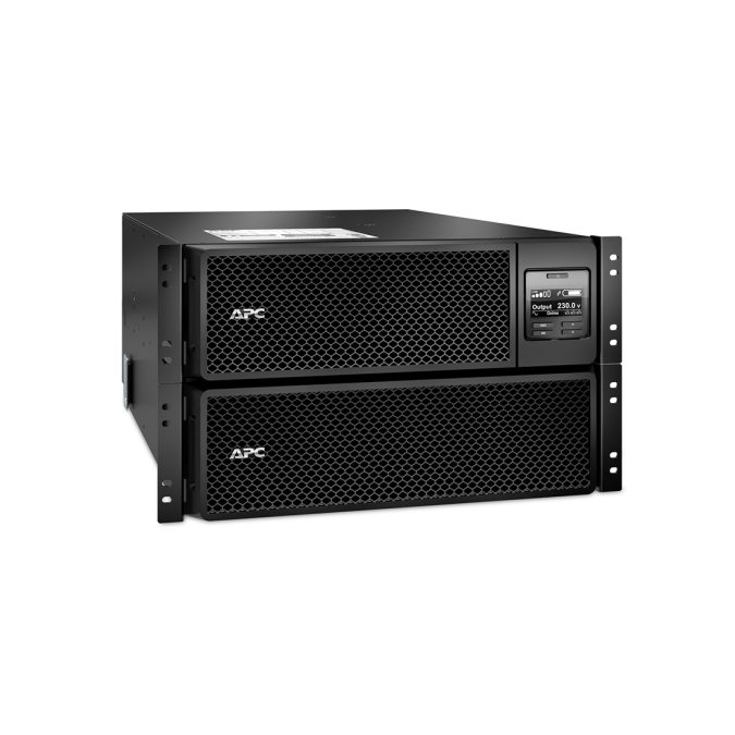Источник бесперебойного питания, APC, Smart-UPS SRT10KRMXLI, Онлайн, Мощность 10000ВА/10000Вт, Стоечный 6U, 230V/400V, Вых:6x C13+4x C19 IEC, APCRBC140, Network Card+SmartSlot, Extended runtime, W/ rail kit, Чёрный