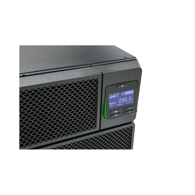 Источник бесперебойного питания, APC, Smart-UPS SRT10KRMXLI, Онлайн, Мощность 10000ВА/10000Вт, Стоечный 6U, 230V/400V, Вых:6x C13+4x C19 IEC, APCRBC140, Network Card+SmartSlot, Extended runtime, W/ rail kit, Чёрный
