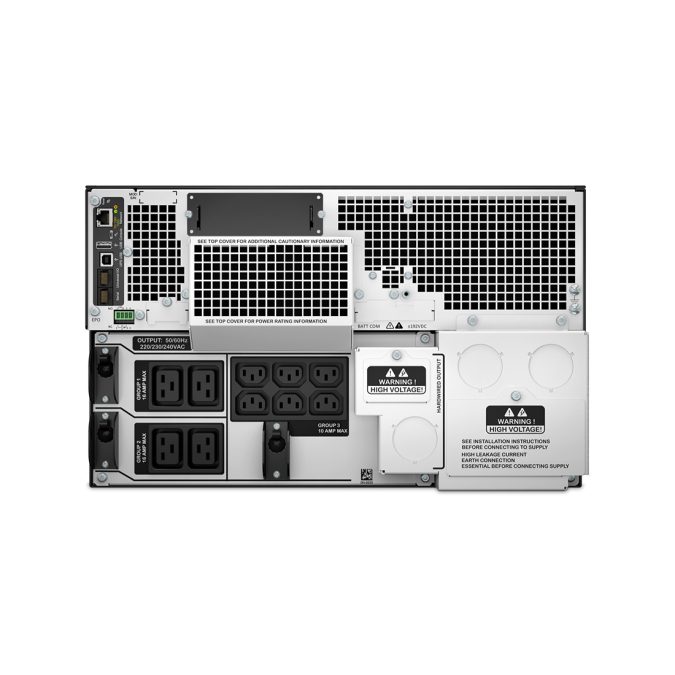 Источник бесперебойного питания, APC, Smart-UPS SRT10KRMXLI, Онлайн, Мощность 10000ВА/10000Вт, Стоечный 6U, 230V/400V, Вых:6x C13+4x C19 IEC, APCRBC140, Network Card+SmartSlot, Extended runtime, W/ rail kit, Чёрный