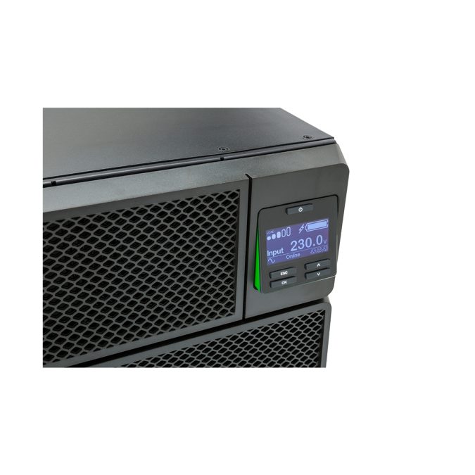Источник бесперебойного питания, APC, Smart-UPS SRT8KRMXLI, Онлайн, Мощность 8000ВА/8000Вт, Стоечный 6U, 230В, Вых:6x C13+4x C19 IEC, APCRBC140, Network Card+SmartSlot, Extended runtime, W/ rail kit, Чёрный