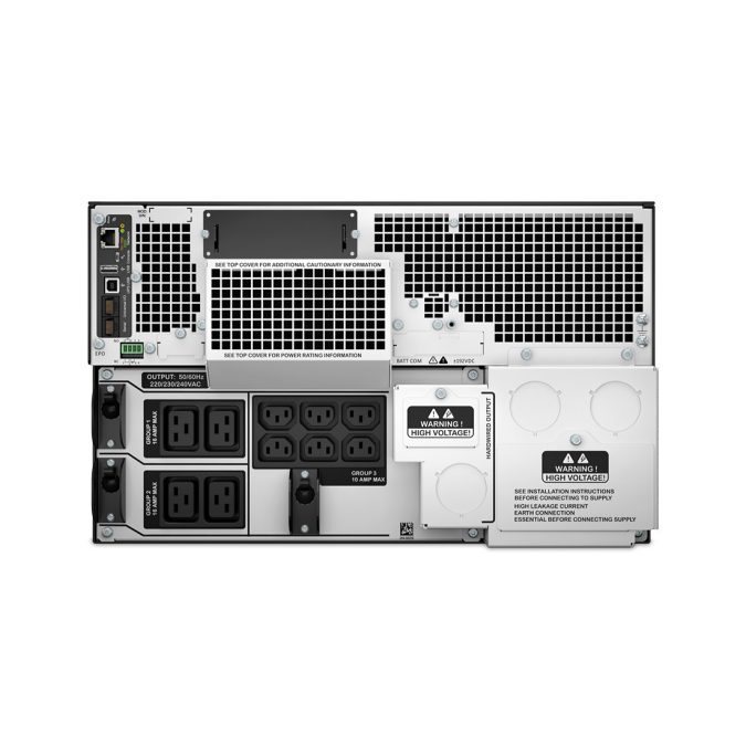 Источник бесперебойного питания, APC, Smart-UPS SRT8KRMXLI, Онлайн, Мощность 8000ВА/8000Вт, Стоечный 6U, 230В, Вых:6x C13+4x C19 IEC, APCRBC140, Network Card+SmartSlot, Extended runtime, W/ rail kit, Чёрный