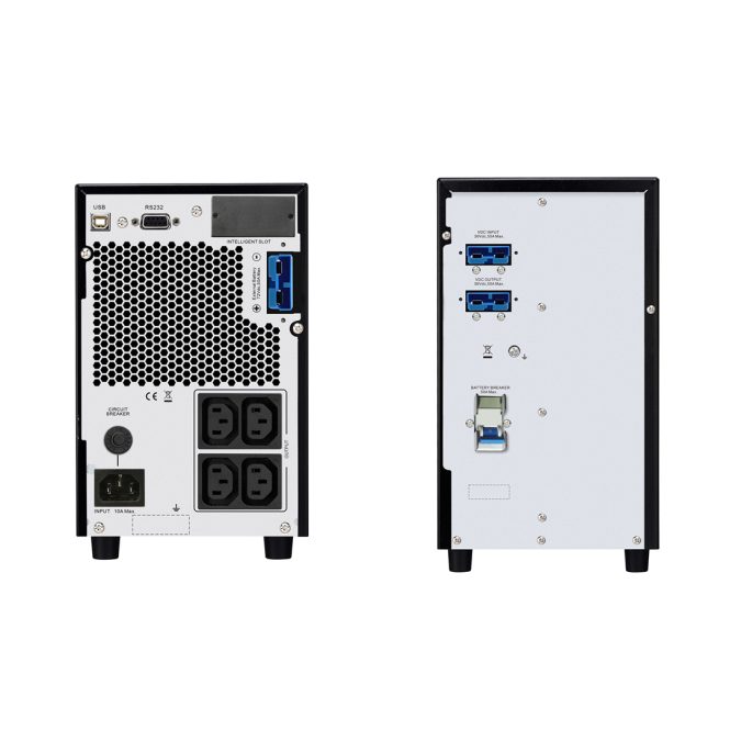 Источник бесперебойного питания, APC, Easy UPS SRV2KIL, Комплект: SRVPM2KIL-1шт, SRV72BP-9A-1шт, Онлайн, Мощность 2000ВА/1600Вт, Напольный, 230В, Вых: 4x IEC C13, Intelligent Card Slot, LCD, Extended runtime, Бат.блок: SRV72BP-9A, Чёрный