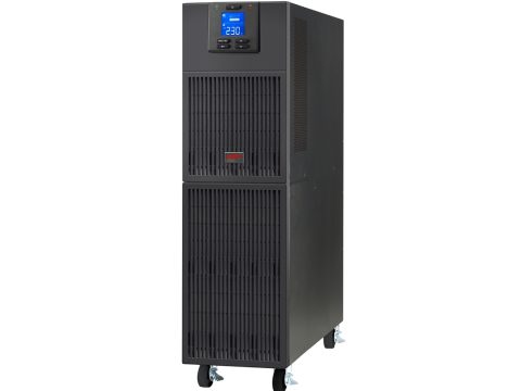 Источник бесперебойного питания, APC, Easy UPS SRV10KI, Онлайн, Мощность 10000ВА/10000Вт, Напольный, 230В, Вых: клеммная колодка, Intelligent Card Slot, LCD, 16шт * 9Ач, Чёрный