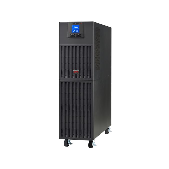 Источник бесперебойного питания, APC, Easy UPS SRV10KI, Онлайн, Мощность 10000ВА/10000Вт, Напольный, 230В, Вых: клеммная колодка, Intelligent Card Slot, LCD, 16шт * 9Ач, Чёрный