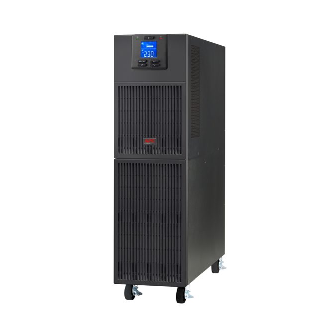 Источник бесперебойного питания, APC, Easy UPS SRV6KI, Онлайн, Мощность 6000ВА/6000Вт, Напольный, 230В, Вых: клеммная колодка, Intelligent Card Slot, LCD, 16шт * 7Ач, Чёрный