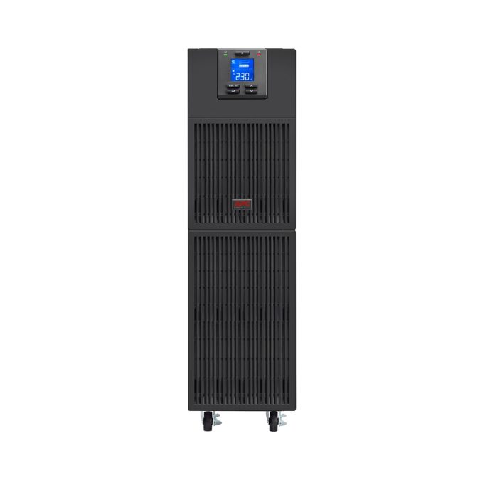 Источник бесперебойного питания, APC, Easy UPS SRV6KI, Онлайн, Мощность 6000ВА/6000Вт, Напольный, 230В, Вых: клеммная колодка, Intelligent Card Slot, LCD, 16шт * 7Ач, Чёрный