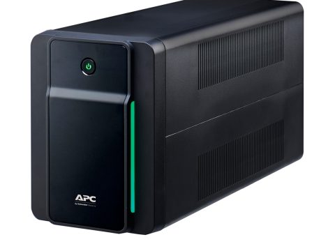 Источник бесперебойного питания, APC, Back-UPS BX1600MI-GR, Линейно-интерактивный, Мощность 1600ВА/900Вт, Напольный, 230В, Вых: 4x Schuko, APCRBC176, Чёрный