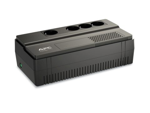 Источник бесперебойного питания, APC, Easy UPS BV1000I-GR, Линейно-интерактивный, Мощность 1000ВА/600Вт, Напольный, 230В, Вых: 4x Schuko, 12В/9Ач, Чёрный