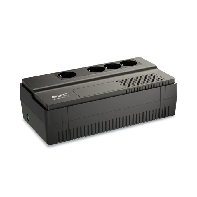Источник бесперебойного питания, APC, Easy UPS BV650I-GR, Линейно-интерактивный, Мощность 650ВА/375Вт, Напольный, 230В, Вых: 4x Schuko, APCRBCV210, Чёрный