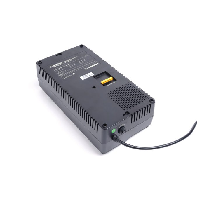 Источник бесперебойного питания, Schneider Electric, Easy UPS BVS1000I-GR, Линейно-интерактивный, Мощность 1000ВА/600Вт, Напольный, 230В, Вых: 4x Schuko, 1шт*9Ач, Чёрный