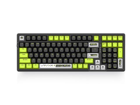 Клавиатура, VGN, V98Pro V2, 31239, Switch Box Ice Cream Pro Linear, Игровая, Механическая, Подсветка RGB, Раскладка ENG/RU, Зеленый