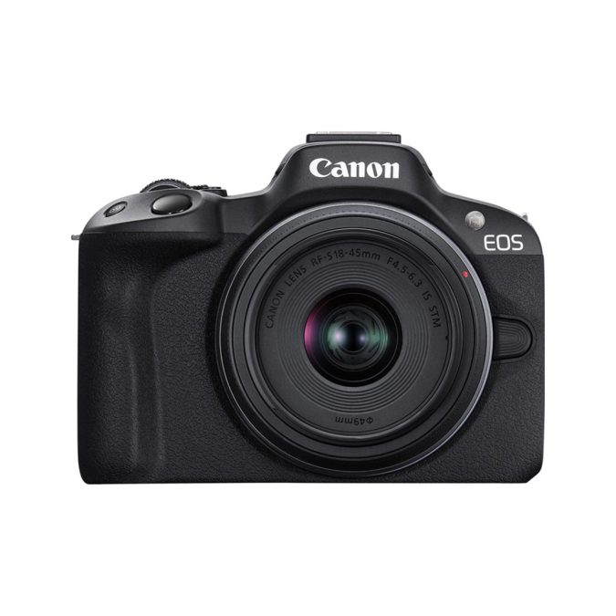 Цифровой фотоаппарат, CANON, EOS R50, + RF-S 18-45 mm IS STM, Black, 5811C033