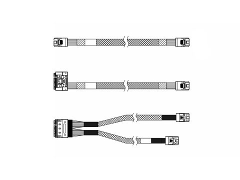 Комплект интерфейсных кабелей, Lenovo, ThinkSystem SR250 Series RAID Cable Kit, 4X97A81455