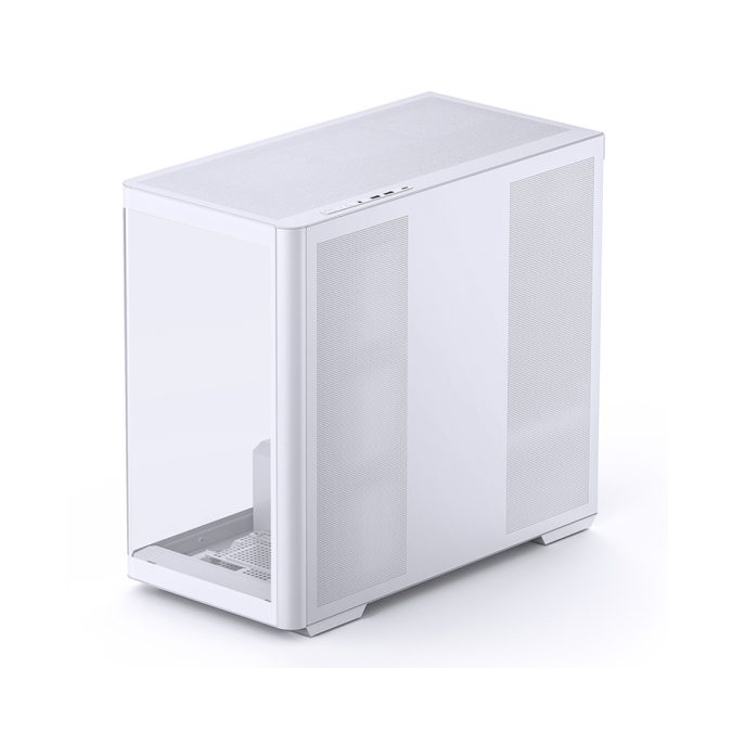 Компьютерный корпус, Jonsbo, D300, D300 White, Mini-Tower, ITX/M-ATX, USB 3.2 Type-C*1/USB3.0*2/Audio+Mic*1, Высота процессорного куллера 180мм, Длина VGA до 430мм, 3*2,5"/2*3,5", Сталь, Закаленное стекло, 236.4*420.9*460.2 мм, Без Б/П, Белый