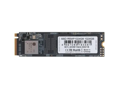 Твердотельный накопитель SSD, AMD Radeon, R5MP1024G8, 1024GB, M.2 NVMe PCIe 3.0x4, 2050/1790 Мб/с