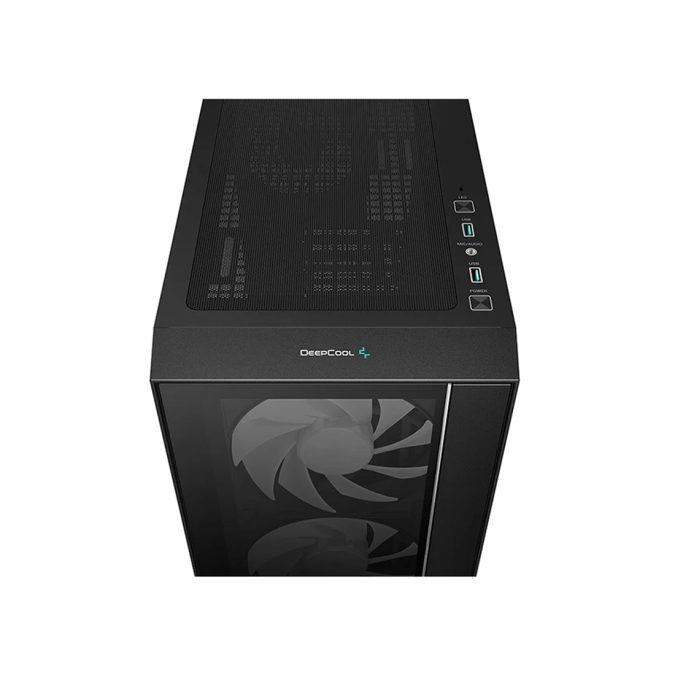 Компьютерный корпус, Deepcool, MATREXX 55 V4 R-MATREXX55-BKADA4-G-4, ATX/Micro ATX, USB 3.0*2, HD-Audio+Mic, Кулер 120мм/3*140мм ARGB, Высота процессорного кулера до 165мм, Длина VGA до 370мм, 2*3.5"/2+1*2.5", Сталь 0,6, 421x215x483мм, Без Б/П, Чёрный