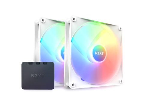 Комплект кулеров для компьютерного корпуса, NZXT, F140 RGB Core, RF-C14DF-W1, RGB LED, 500-1800 об/мин, 78.86 CFM, 33.88 dB(A), 4-pin PWM, 140 x 140 x 26мм, Белый