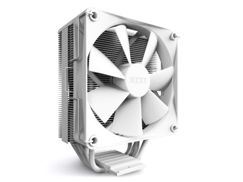Кулер для процессора, NZXT, T120, RC-TN120-W1, Intel: 1700/115X/1200, AMD: AM5/AM4, TDP 125W, 1*120мм F120P Static Pressure Fan, 500-1800 + 300 об/мин, 21.67-78.02 CFM, 17.9-30.6 dB(A), 4-pin PWM, 66*120*159мм, Белый
