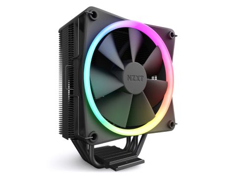 Кулер для процессора, NZXT, T120 RGB, RC-TR120-B1, Intel: 1700/115X/1200, AMD: AM5/AM4, TDP 125W, 1*120мм F120 RGB Fan, 500-1800 + 300 об/мин, 13.94-50.18 CFM, 17.2-27.5 dB(A), 4-pin PWM, 66*120*159мм, Черный