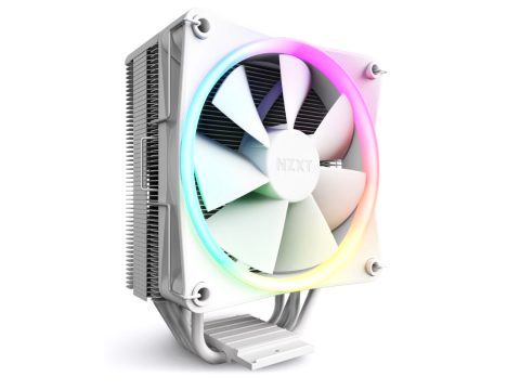 Кулер для процессора, NZXT, T120 RGB, RC-TR120-W1, Intel: 1700/115X/1200, AMD: AM5/AM4, TDP 125W, 1*120мм F120 RGB Fan, 500-1800 + 300 об/мин, 13.94-50.18 CFM, 17.2-27.5 dB(A), 4-pin PWM, 66*120*159мм, Белый